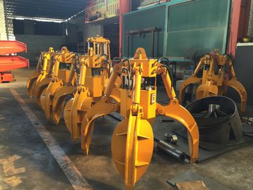 Industrial Waste Excavator Orange Peel Grab Hydraulic Grapple Attachment