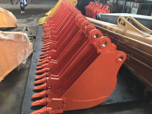 1.8m3 Trenching Bucket For Crawler Excavator Compactor 20 Ton To 50 Ton Customized